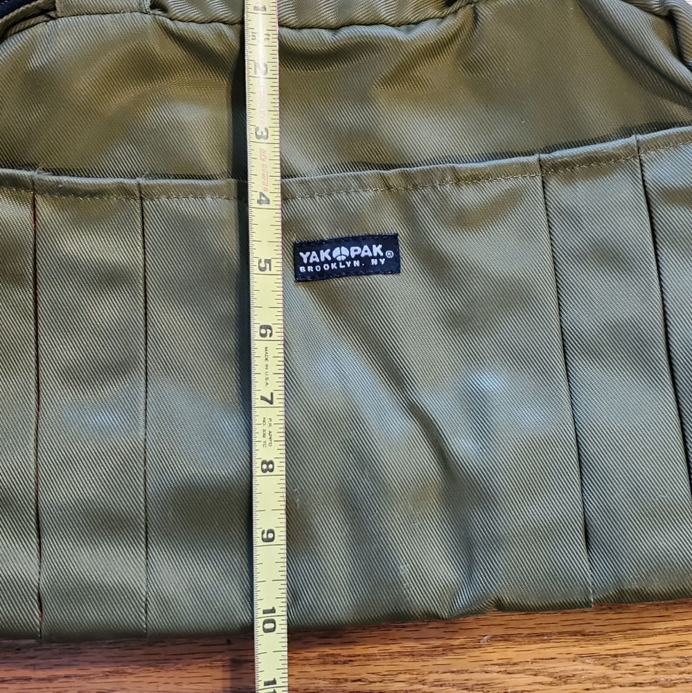 Yak Pak Green Shoulder Bag